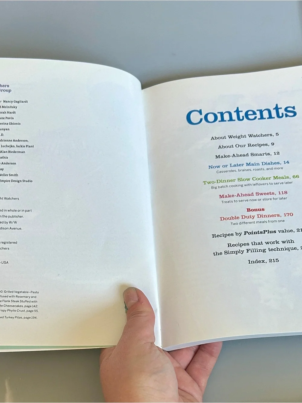 Weight Watchers I ♥ Leftovers Cookbook - White, Blue & Red Cover